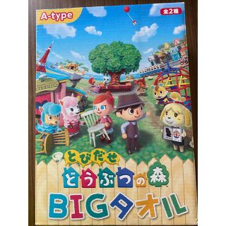 ニンテンドー3DS(ニンテンドー3DS)のとびだせどうぶつの森　BIGタオル　バスタオル(アニメ/ゲーム)