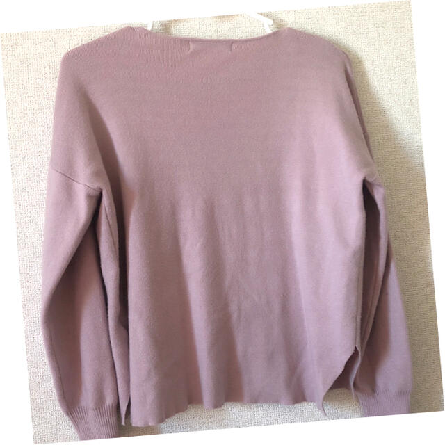 fifth(フィフス)のシルキータッチVネックニット / Mサイズ /pink レディースのトップス(ニット/セーター)の商品写真