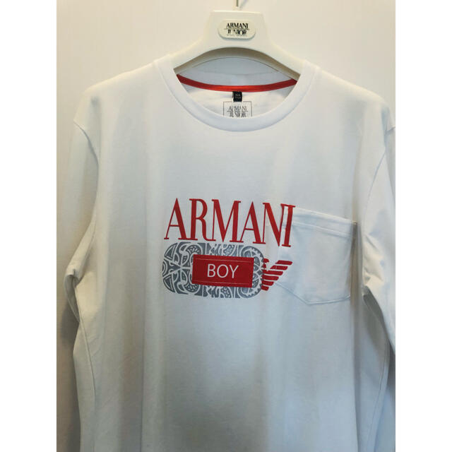 ARMANI JUNIOR(アルマーニ ジュニア)の☆新品未使用 ARMANI JUNIORロンＴ（175㎝）☆ キッズ/ベビー/マタニティのキッズ服男の子用(90cm~)(Tシャツ/カットソー)の商品写真