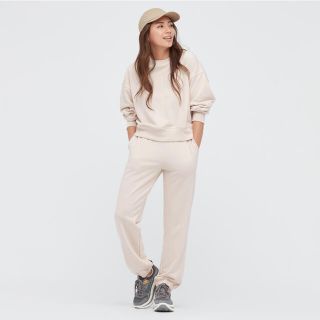 ユニクロ(UNIQLO)のユニクロ スウェットパンツ ベージュ S 新品 ユニクロユー 2021ss(カジュアルパンツ)