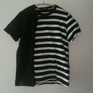 コムデギャルソン(COMME des GARCONS)のtricot COMME des GARCONS変わりボーダーT(カットソー(半袖/袖なし))