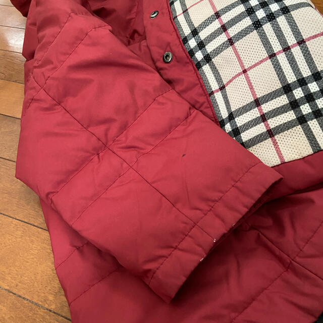 BURBERRY(バーバリー)のバーバーリーロンドン　ダウンコート　赤　大きいサイズ15号 レディースのジャケット/アウター(ダウンコート)の商品写真