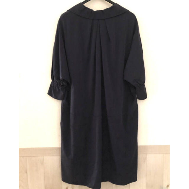 Rouge vif(ルージュヴィフ)の【Rouge Vif】スキッパーシャツ ワンピース navy レディースのトップス(シャツ/ブラウス(長袖/七分))の商品写真