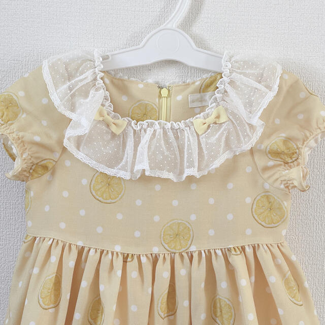 Shirley Temple(シャーリーテンプル)のメロディバスケット　レモンソーダ　ワンピース キッズ/ベビー/マタニティのキッズ服女の子用(90cm~)(ワンピース)の商品写真