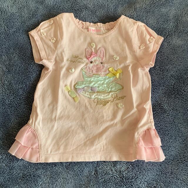 mezzo piano(メゾピアノ)のメゾピアノTシャツ キッズ/ベビー/マタニティのキッズ服女の子用(90cm~)(Tシャツ/カットソー)の商品写真