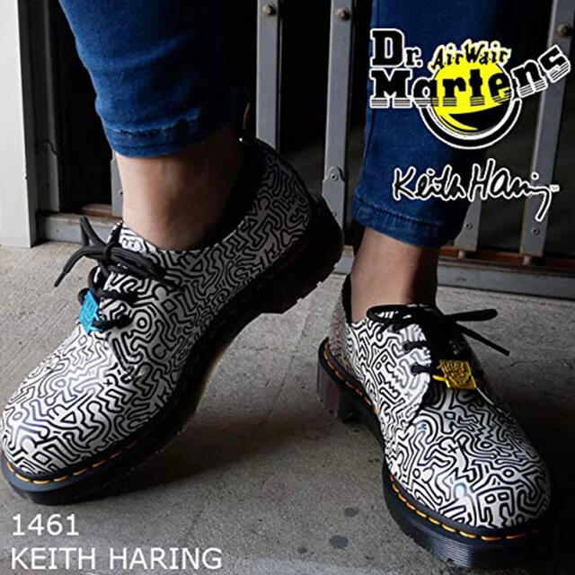 Dr.Martens(ドクターマーチン)のDr.Martens Keith haring 3ホール 28cm 定価以下！ メンズの靴/シューズ(ブーツ)の商品写真