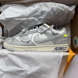 オフホワイト(OFF-WHITE)のNIKE Off-White DUNK lot49(スニーカー)