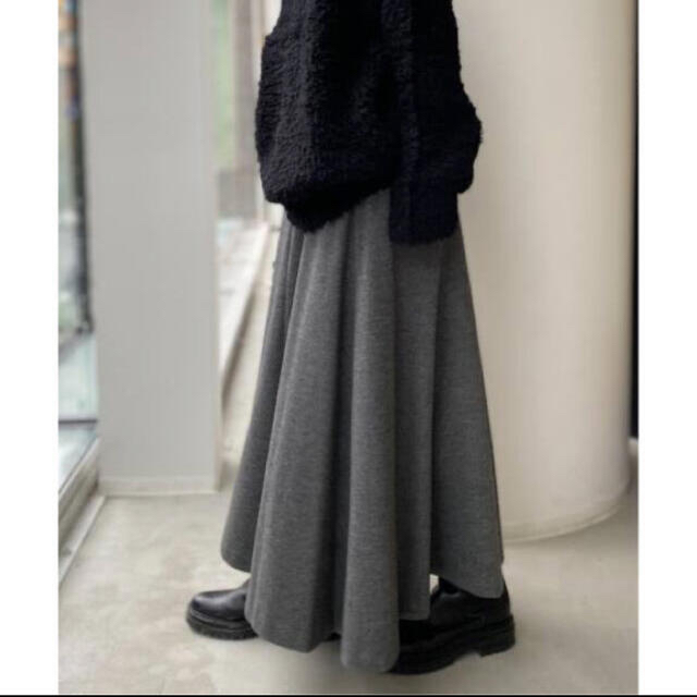 L'Appartement DEUXIEME CLASSE(アパルトモンドゥーズィエムクラス)のL'Appartement  Wool Asymmetry Skirt レディースのスカート(ロングスカート)の商品写真