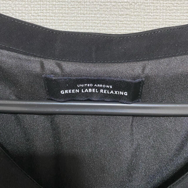UNITED ARROWS green label relaxing(ユナイテッドアローズグリーンレーベルリラクシング)の【値下げ】グリーンレーベルリラクシング　ワンピースドレス　ブラック レディースのフォーマル/ドレス(ミディアムドレス)の商品写真