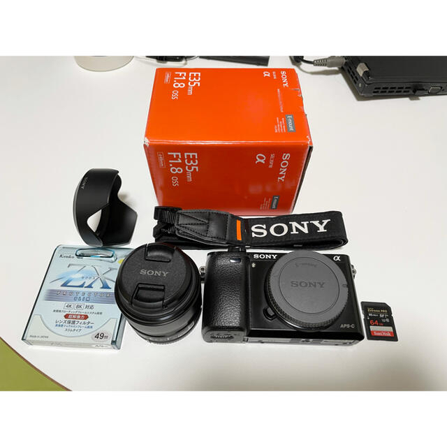 SONY(ソニー)のいろは@新米様専用　Sony a6000 + Sony SEL35f18 スマホ/家電/カメラのカメラ(ミラーレス一眼)の商品写真