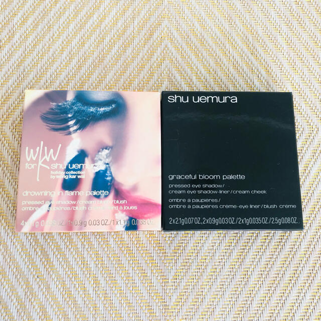 shu uemura(シュウウエムラ)の未使用★秋冬色が全部で13色★シュウウエムラ コンパクト 2点セット コスメ/美容のベースメイク/化粧品(アイシャドウ)の商品写真