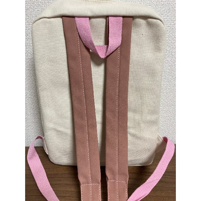 ♡キャンバスリュック♡ピンク 可愛い おしゃれ 人気 通勤 通学 旅行 シンプル レディースのバッグ(リュック/バックパック)の商品写真