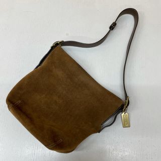 美品♡COACH コーチ スウェードショルダーバッグ