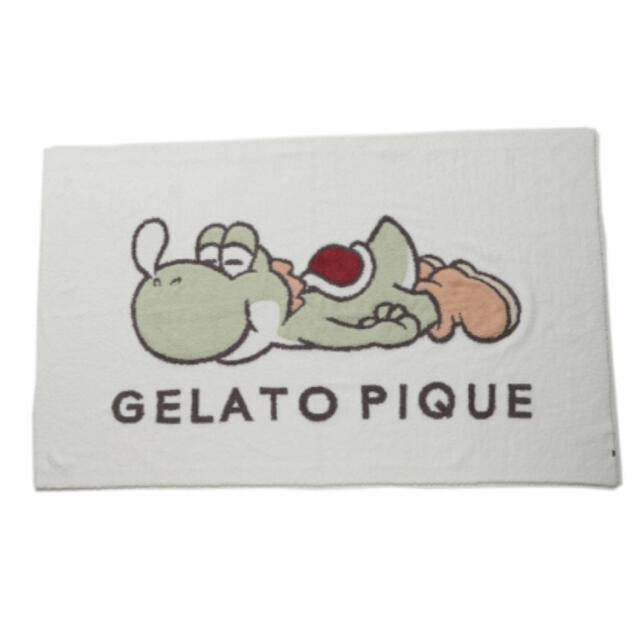 新しく着き pique gelato - ブランケット ヨッシー マリオ ジェラートピケ おくるみ/ブランケット
