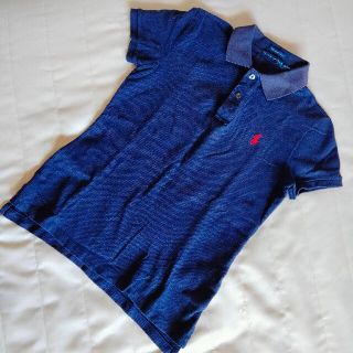 ポロラルフローレン(POLO RALPH LAUREN)のS 160/84A THE SKINNY POLO ポロシャツ　半袖　中古　紺(ポロシャツ)