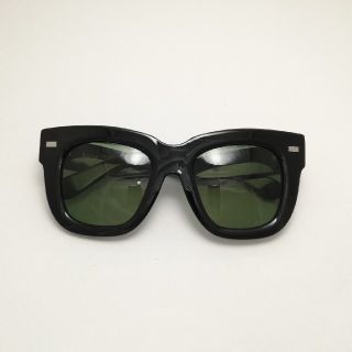 アクネ(ACNE)のLibrary Metal black/Green(サングラス/メガネ)