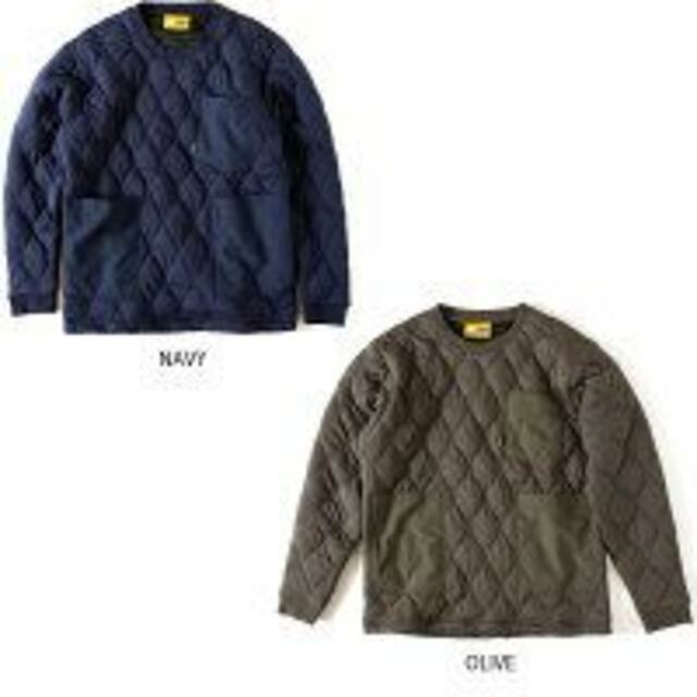 気質アップ GRIP POCKET QUILT CREW