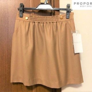 プロポーションボディドレッシング(PROPORTION BODY DRESSING)の新品プロポーションボディドレッシング★タックスカート(ミニスカート)