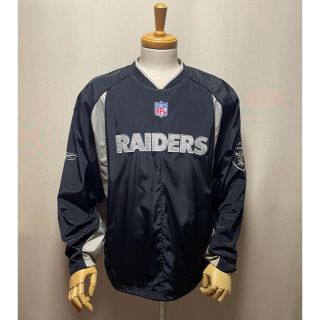 リーボック(Reebok)のNFL  LV RAIDERS   チーム•ジャケット  Size M(ナイロンジャケット)