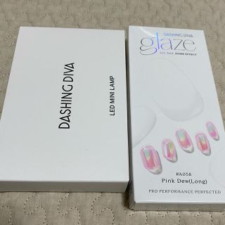 DASHING DIVA glaze ダッシングディバ Pink Dew ロング(ネイル用品)