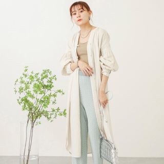 センスオブプレイスバイアーバンリサーチ(SENSE OF PLACE by URBAN RESEARCH)の小島様専用　SENSE OF PLACE  リネンレーヨンシャツワンピース(ロングワンピース/マキシワンピース)