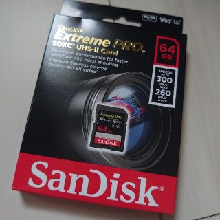 サンディスク(SanDisk)のExtreme PRO SDメモリーカード 64G(その他)