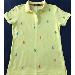 ポロラルフローレン(POLO RALPH LAUREN)の[オンマ様専用]POLO ラルフローレン　ポロシャツ　イエロー　レディース(ポロシャツ)