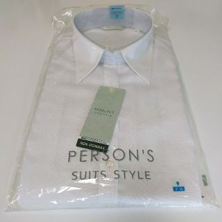 パーソンズ(PERSON'S)の【新品】スキッパーカラーノーアイロンシャツ(シャツ/ブラウス(半袖/袖なし))