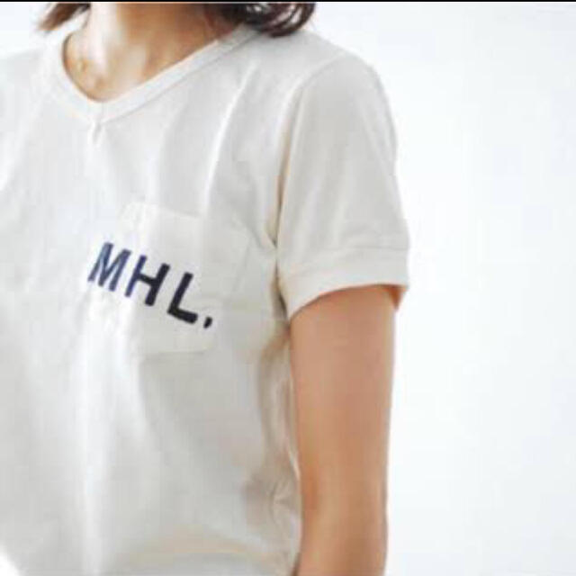 MARGARET HOWELL(マーガレットハウエル)のぴ様専用◆MHL. vネック　ポケットロゴTシャツ レディースのトップス(Tシャツ(半袖/袖なし))の商品写真