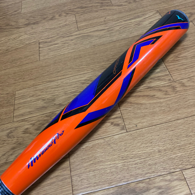 MIZUNO(ミズノ)のソフトボール　バット　ミズノ　AX4　オレンジ スポーツ/アウトドアの野球(バット)の商品写真