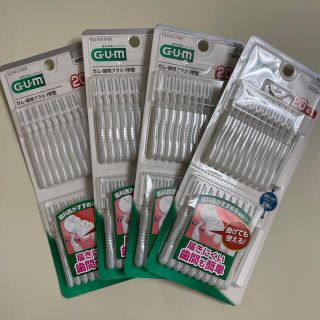 サンスター(SUNSTAR)のサンスター GUM 歯間ブラシ SSS超極細タイプ 20本入り×4個(歯ブラシ/デンタルフロス)