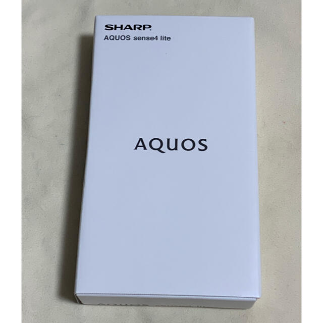 スマートフォン本体AQUOS sense4 lite ブラック