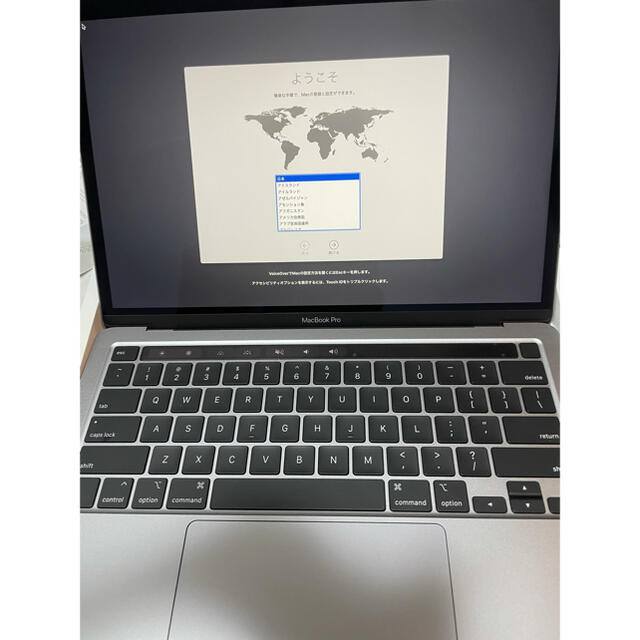 Mac book pro 13-inch 2020年　US配列