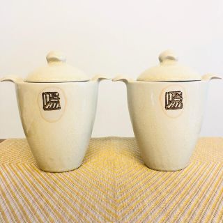 ルクルーゼ(LE CREUSET)の希少★ Jars ジャス キャンディポット2個セット(小物入れ)