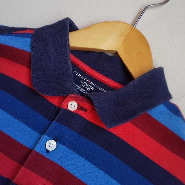 TOMMY HILFIGER(トミーヒルフィガー)のTOMMY HILFIGER キッズXL ポロシャツ メンズのトップス(ポロシャツ)の商品写真