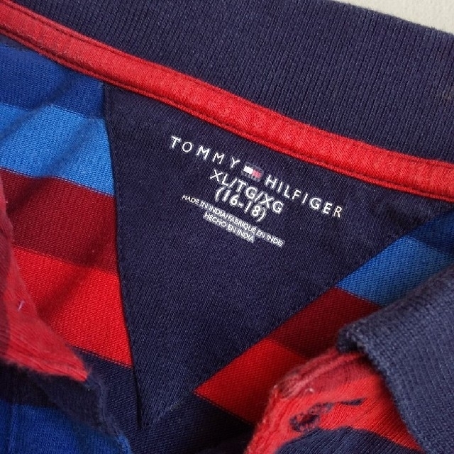 TOMMY HILFIGER(トミーヒルフィガー)のTOMMY HILFIGER キッズXL ポロシャツ メンズのトップス(ポロシャツ)の商品写真