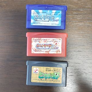 ゲームボーイアドバンス(ゲームボーイアドバンス)のGBA 中古ソフト　3点セット(携帯用ゲームソフト)