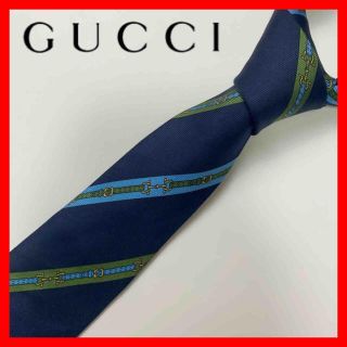 グッチ(Gucci)の【激安大特価★大人気】GUCCI   ネクタイ   ネイビーブルー(ネクタイ)