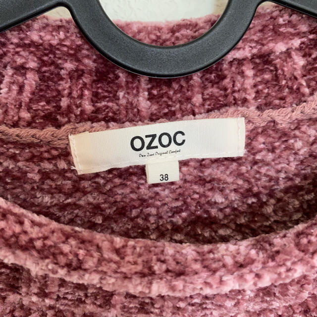 OZOC モールニットワンピ レディースのワンピース(ひざ丈ワンピース)の商品写真