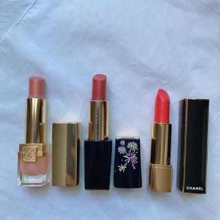 エスティローダー(Estee Lauder)の口紅　まとめ売り3本　シャネル　エスティローダー　(口紅)