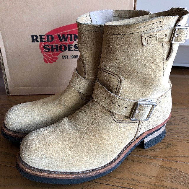 REDWING　2965 ベージュスエード　ショートエンジニアのサムネイル