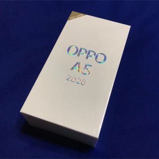 アンドロイド(ANDROID)のOPPO A5 2020  未開封(スマートフォン本体)