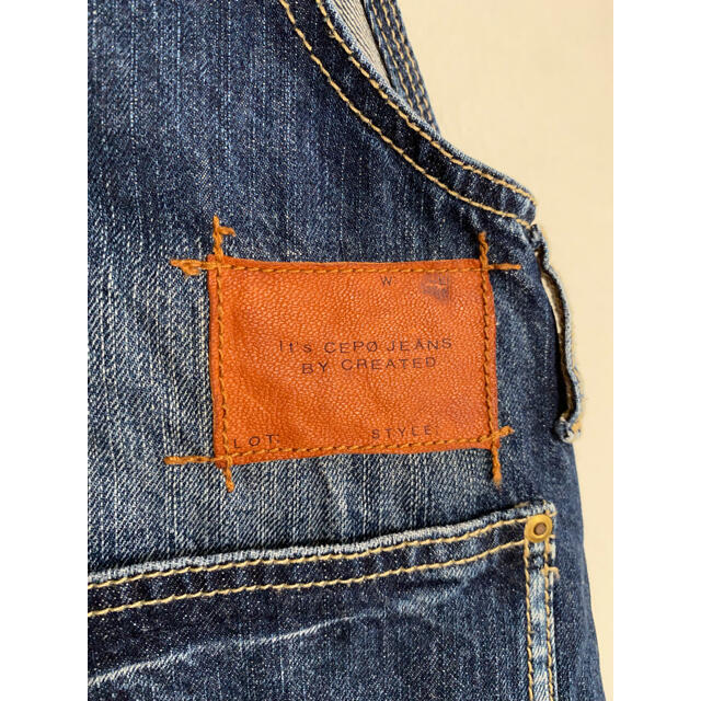 デニム　ジャンバースカート　ワンピース レディースのパンツ(サロペット/オーバーオール)の商品写真