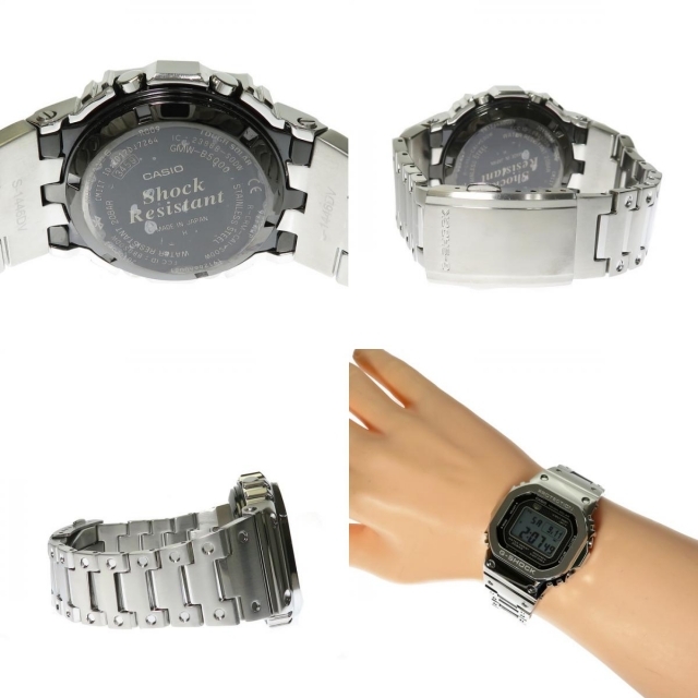 CASIO(カシオ)のカシオ 腕時計 フルメタル ブルートゥース 　シルバー G-SHO メンズの時計(腕時計(アナログ))の商品写真