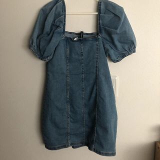 エイチアンドエム(H&M)のH&M デニムワンピース(ミニワンピース)