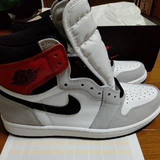 ナイキ(NIKE)のJORDAN 1 エアジョーダン1 ハイ OG "ライト スモークグレー"(スニーカー)