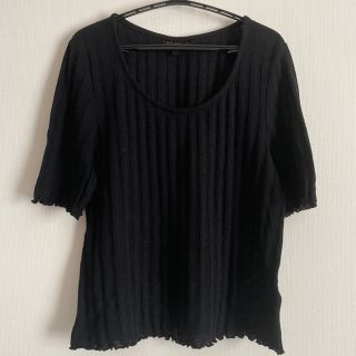 トップショップ(TOPSHOP)のTOPSHOP リブニットトップス(カットソー(半袖/袖なし))