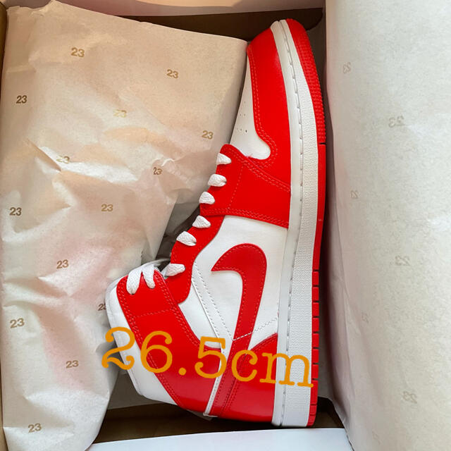 Jordan brand wmns air jordan 1 red/white メンズの靴/シューズ(スニーカー)の商品写真