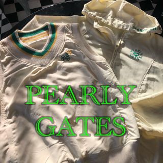 パーリーゲイツ(PEARLY GATES)の【お値下げ】PEARLY GATES ナイロンパーカー　中綿ベスト(ウエア)