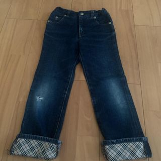 バーバリー(BURBERRY)のBURBERRY デニム ジーンズ 難アリ 110cm(パンツ/スパッツ)